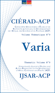 CIÉRAD-ACP  (ACP) Volume Thématique N°9 