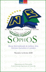   SOPHOS,Revue Internationale de Lettres, Arts, Sciences Humaines et Sociales. Numéro 4, février 2020  